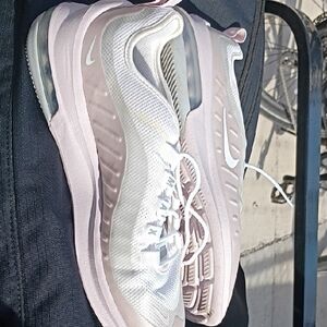 Nike Women's Air Max Athletic Shoes in White and Pink